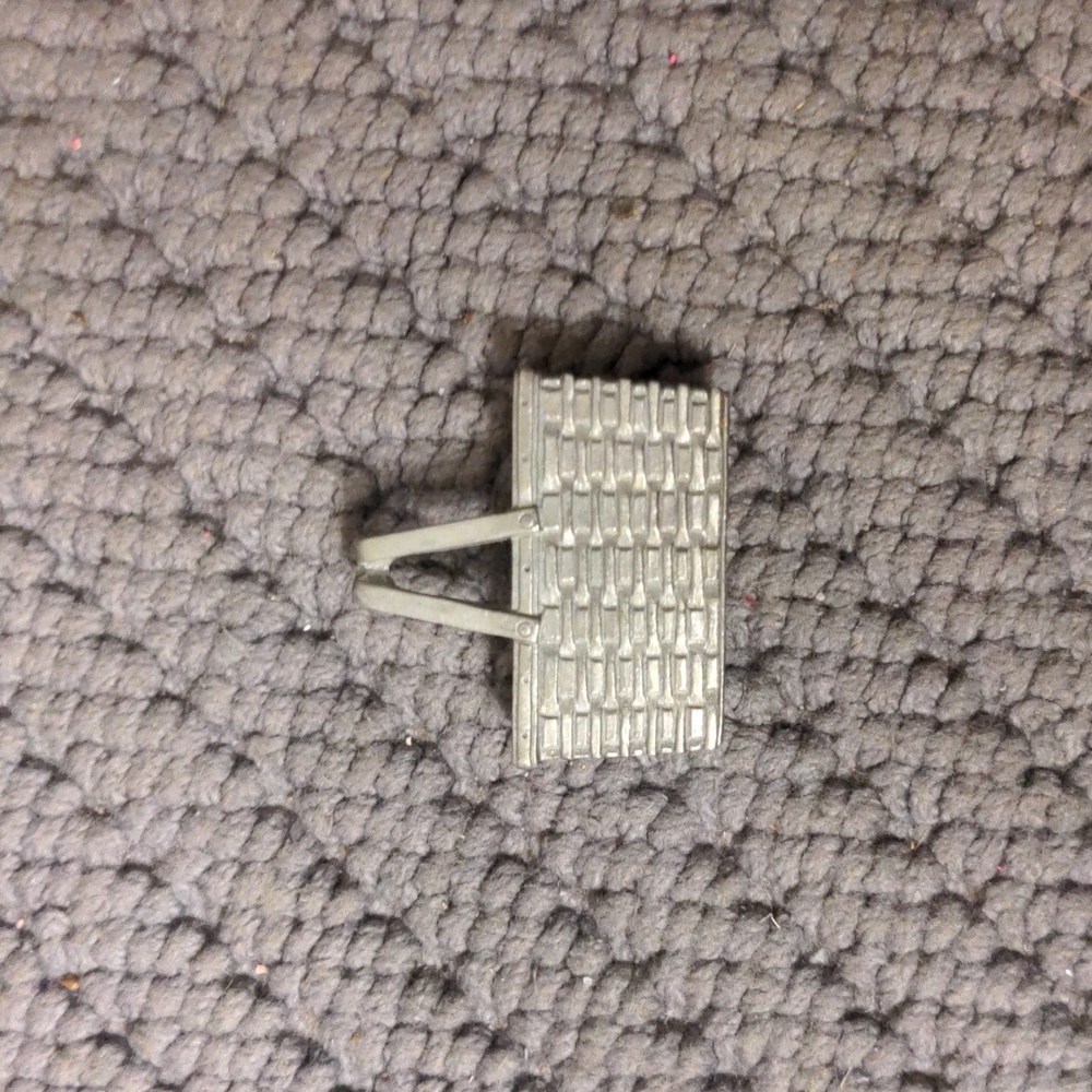 Longaberger Pewter Basket Magnet